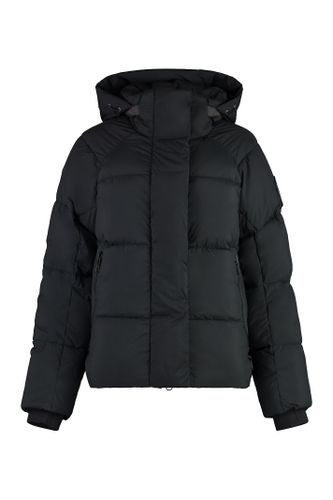 Clair Long Hooded Down Jacket - Label - Canada Goose - Modalova