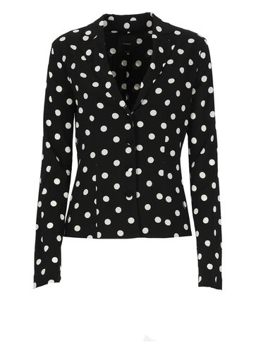 Stretch Viscose Polka Dot Shirt - Pinko - Modalova