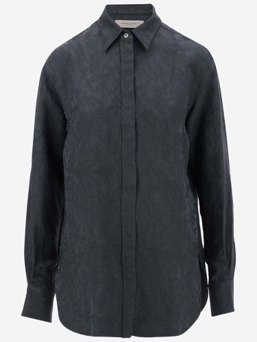 Viscose Shirt With All-over Embroidery - Golden Goose - Modalova