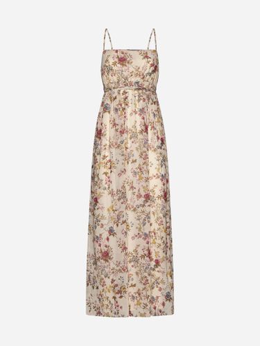 Libano Print Silk Long Dress - Weekend Max Mara - Modalova