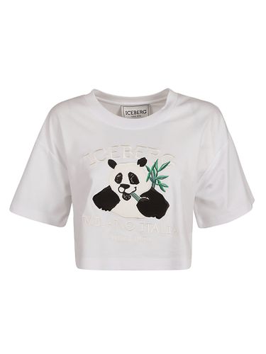 Iceberg Panda Cropped T-shirt - Iceberg - Modalova