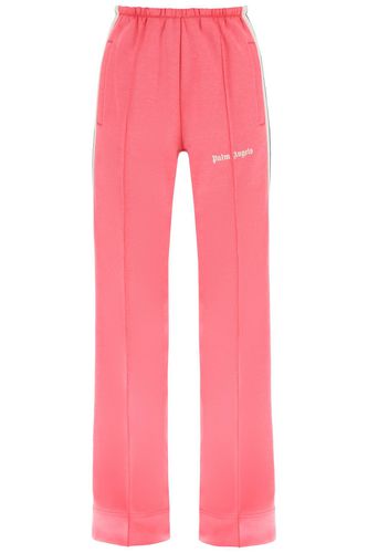 Loose Track Pants With Side Bands - Palm Angels - Modalova