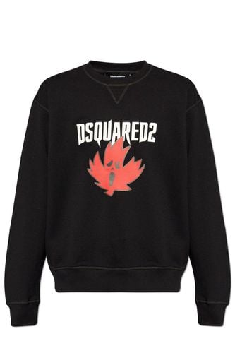 Logo Printed Crewneck Sweatshirt - Dsquared2 - Modalova