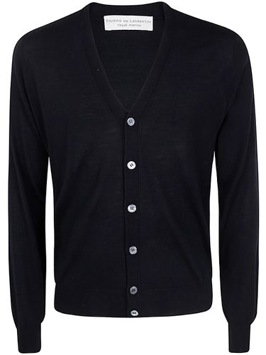 Long Sleeves Merinos Cardigan - Filippo De Laurentiis - Modalova