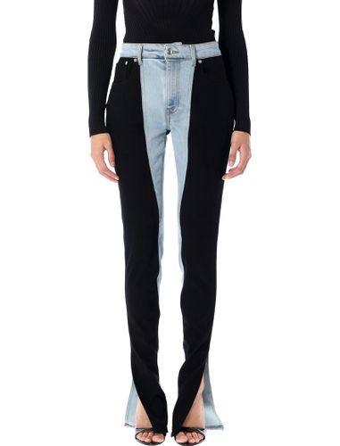 Mugler Bi-color Skinny Jeans - Mugler - Modalova