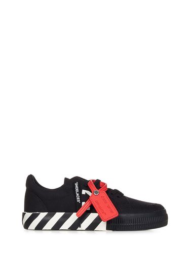 Off- Low Vulcanized Lace-up Sneakers - Off-White - Modalova