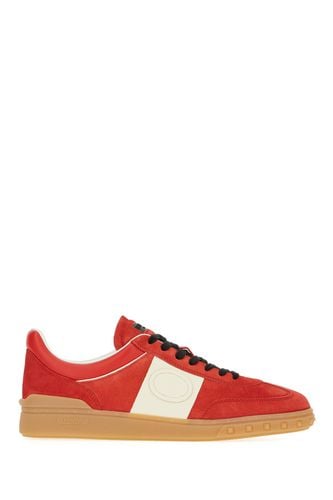 Multicolor Split Leather Upvillage Sneakers - Valentino Garavani - Modalova