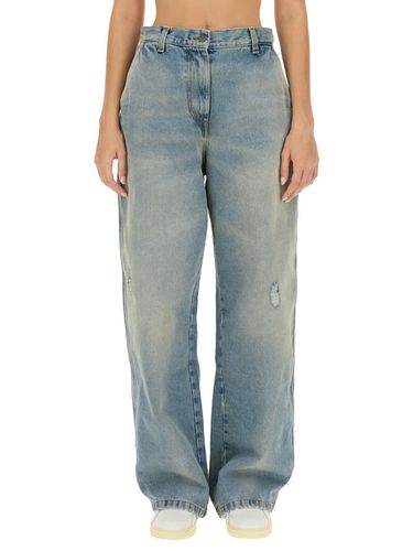 Palm Angels Paris Jeans Wide - Palm Angels - Modalova