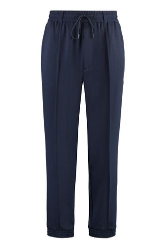 Wool Blend Sweatpants - Emporio Armani - Modalova