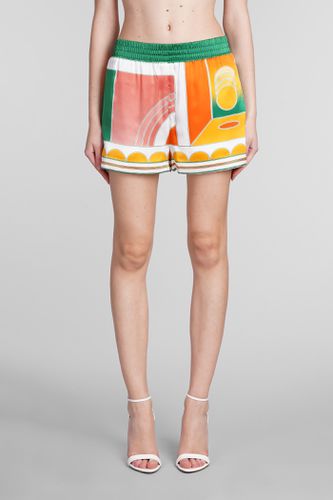 Casablanca Summer Court Silk Shorts - Casablanca - Modalova