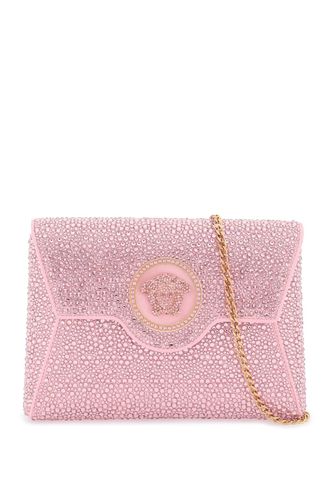 La Medusa Envelope Clutch With Crystals - Versace - Modalova