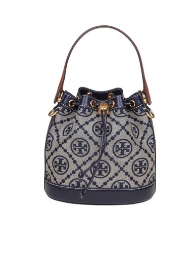 Monogram Jaquard T Bucket Bag - Tory Burch - Modalova