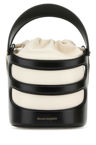 Two-tone Leather The Rise Bucket Bag - Alexander McQueen - Modalova