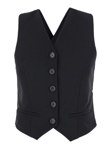 Vest With Criss Cross Straps In Fabric Woman - Philosophy di Lorenzo Serafini - Modalova