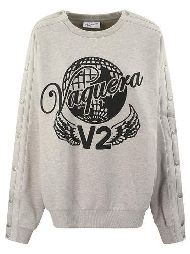 Vaquera Women Snap Sweatshirt Woven - Vaquera - Modalova