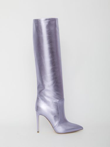 Paris Texas Lilac Leather Boots - Paris Texas - Modalova