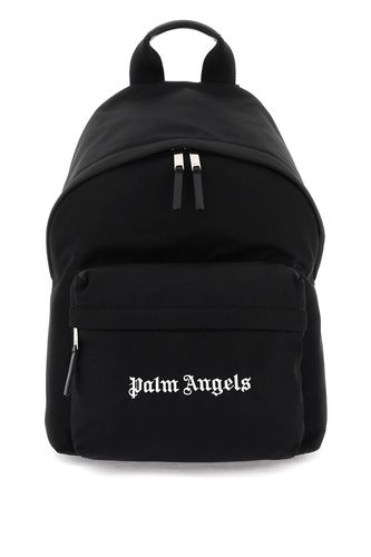 Palm Angels Logo Nylon Backpack - Palm Angels - Modalova