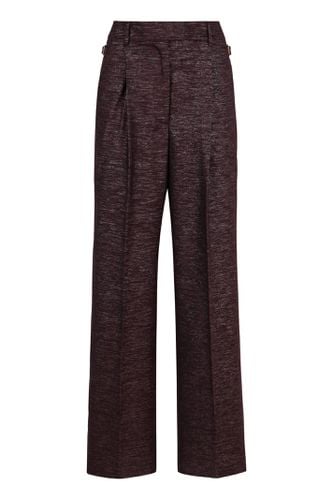 Knitted Lurex Wide-leg Trousers - PT Torino - Modalova