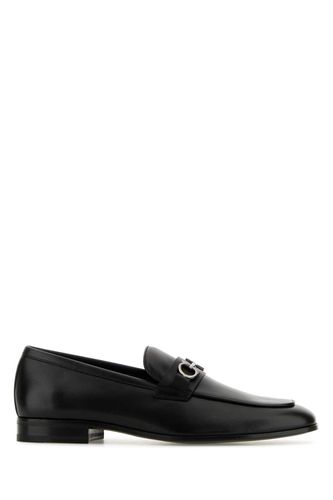 Black Leather Balty Loafers - Ferragamo - Modalova