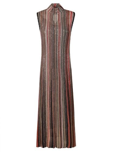 Embellished Sleeveless Stripe Dress - Missoni - Modalova