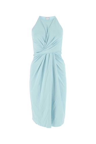 Pastel Light Blue Stretch Viscose Blend Dress - Bottega Veneta - Modalova