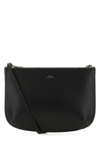 A. P.C. Black Leather Crossbody Bag - A.P.C. - Modalova