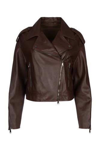 Brunello Cucinelli Leather Jacket - Brunello Cucinelli - Modalova