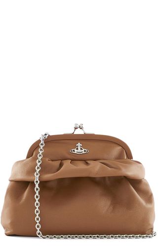 Logo Plaque Chain-linked Small Clutch Bag Tote - Vivienne Westwood - Modalova