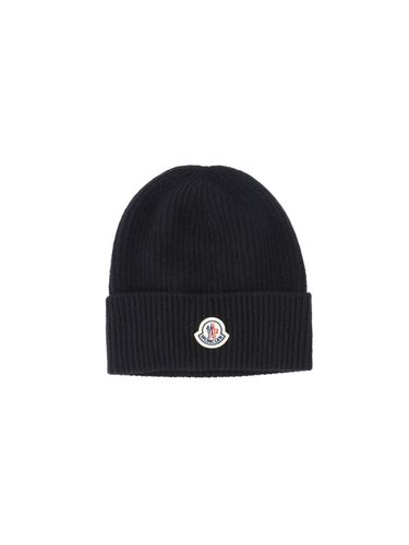 Moncler Logo Beanie - Moncler - Modalova