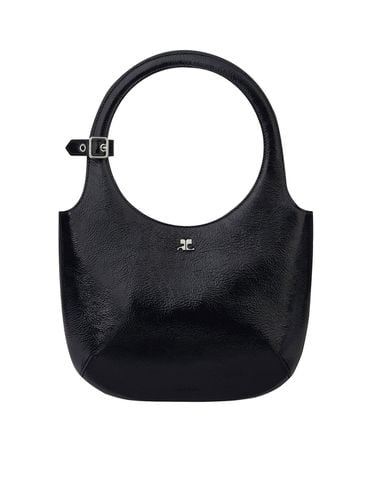 Courrèges Holy Naplack Leather Bag - Courrèges - Modalova