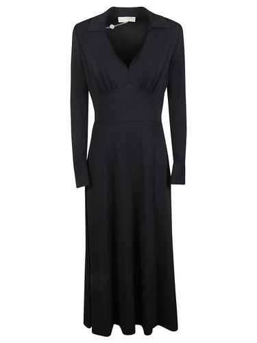 V-neck Long-sleeved Maxi Dress - Michael Kors - Modalova