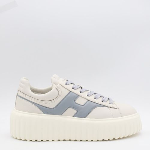 H Stripes Leather Sneakers - Hogan - Modalova