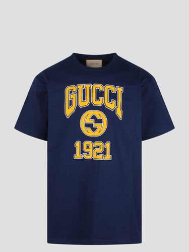 Gucci Cotton Jersey Printed T-shirt - Gucci - Modalova