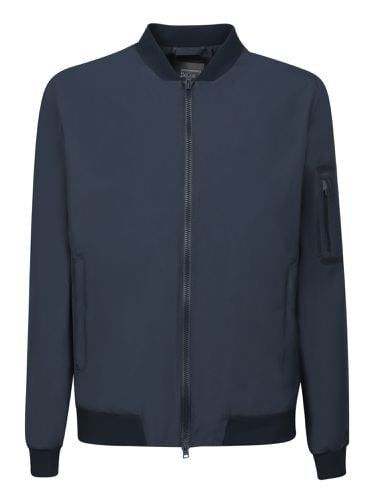 Herno Blue Gore Bomber - Herno - Modalova