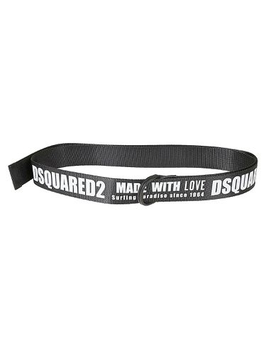 Dsquared2 Logo Print Belt - Dsquared2 - Modalova