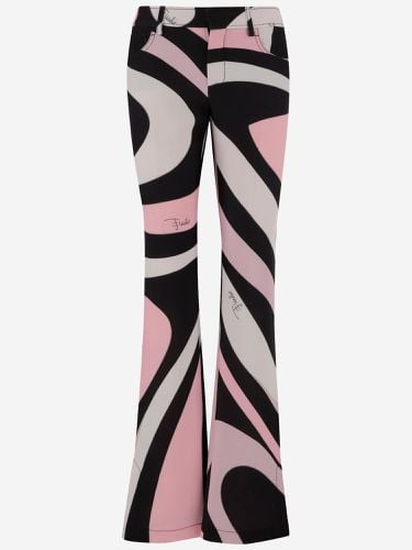 Stretch Nylon Pants With Marble Pattern - Pucci - Modalova