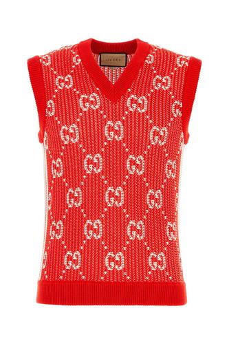 Gucci Embroidered Cotton Vest - Gucci - Modalova