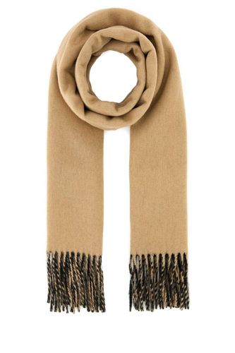 Beige Cashmere Reversible Scarf - Burberry - Modalova