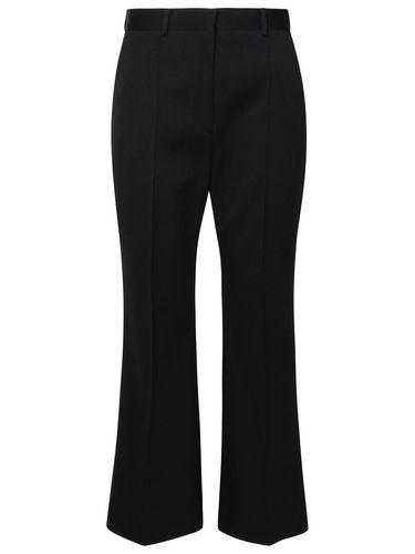 Lanvin Flared Pants In Black Wool - Lanvin - Modalova