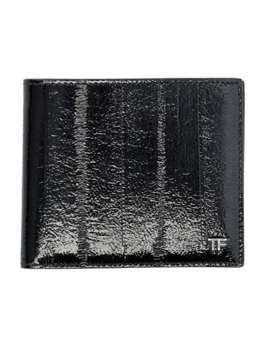 Bifold Wallet Eel Print Leather - Tom Ford - Modalova