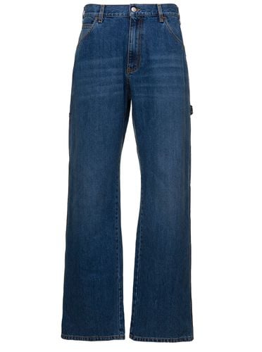 Workwear Loose Jeans In Cotton Denim Man - Alexander McQueen - Modalova