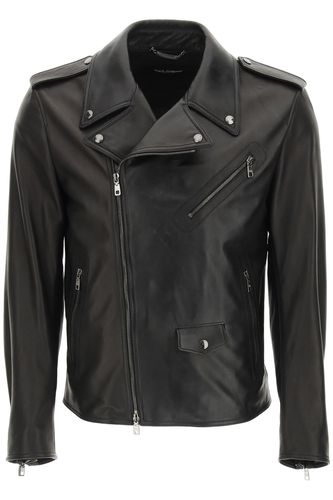Dolce & Gabbana Leather Jacket - Dolce & Gabbana - Modalova