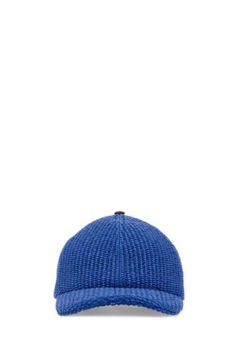 Marni Blue Raffia Baseball Cap - Marni - Modalova