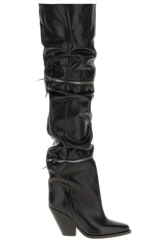 Lelodie Thigh-high Pointed-toe Boots - Isabel Marant - Modalova