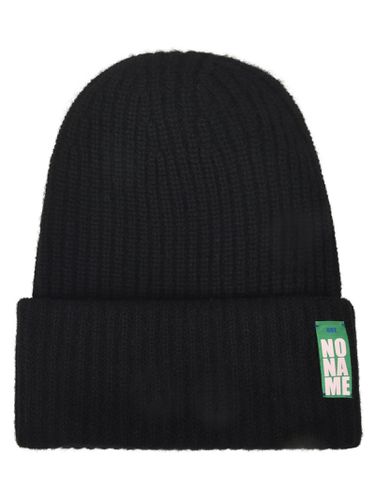 No Name Logo Patched Knit Beanie - No Name - Modalova