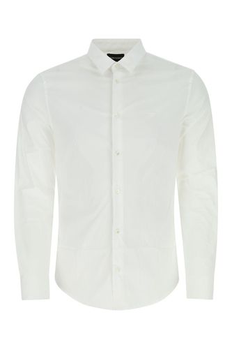 White Poplin Shirt Giorgio Armani - Giorgio Armani - Modalova