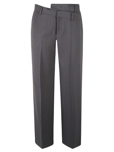 Asymmetric Straight Leg Trousers - Federica Tosi - Modalova