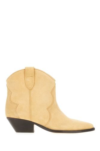 Cream Suede Dewina Ankle Boots - Isabel Marant - Modalova