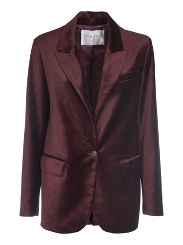 Forte_Forte Single-button Velvet Blazer - Forte Forte - Modalova