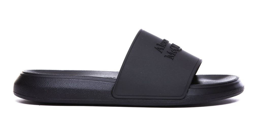 Logo Slide Sandals - Alexander McQueen - Modalova